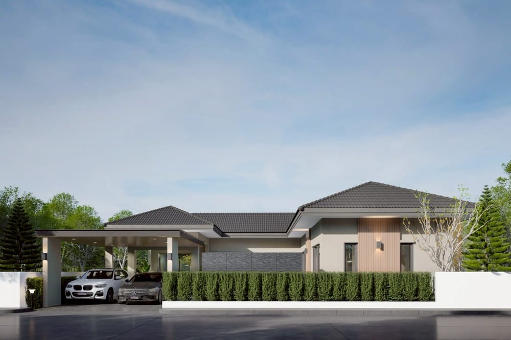 Garden Ville 9 Pattaya quality housing estate in the Huai Yai area — PropertySpace Pattaya