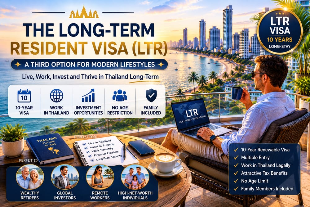 The Long-Term Resident Visa as a Third Option Thailand LTR visa for wealthy retirees investors and remote workers