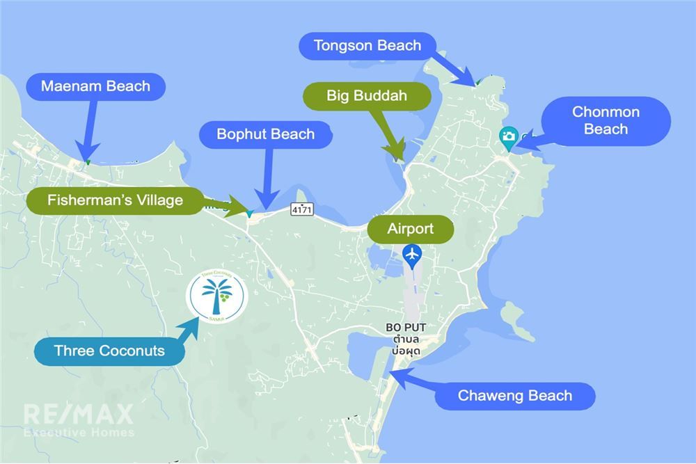 苏梅岛波普海景别墅420平米5室5卫出售 9