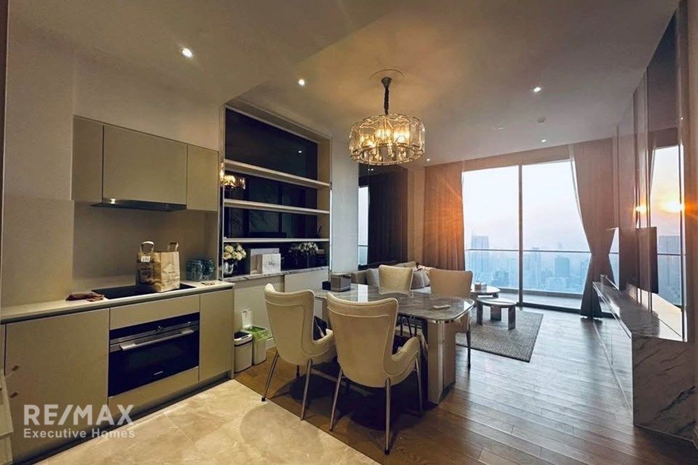 2BR Condo for Rent at Magnolias Waterfront Residences - River View, 6 Mins Walk to BTS Charoen Nakhon 2