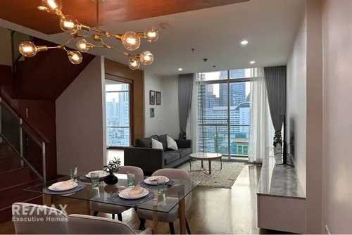 duplex-condo-for-rent-75k-or-150sqm-21br-or-250m-to-bts-asoke-or-close-to-nist-920071001-15327