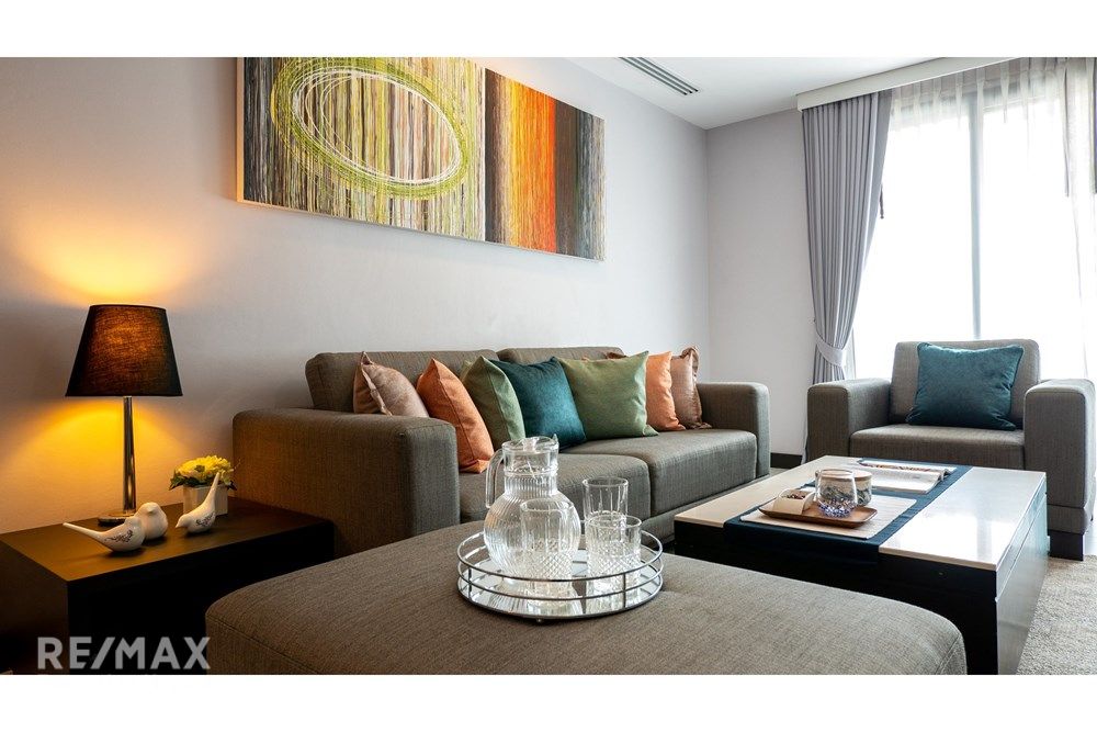 Spacious 2BR Condo for Rent in Sukhumvit 19 - 128sqm, 450m to BTS Asoke, 78K 2