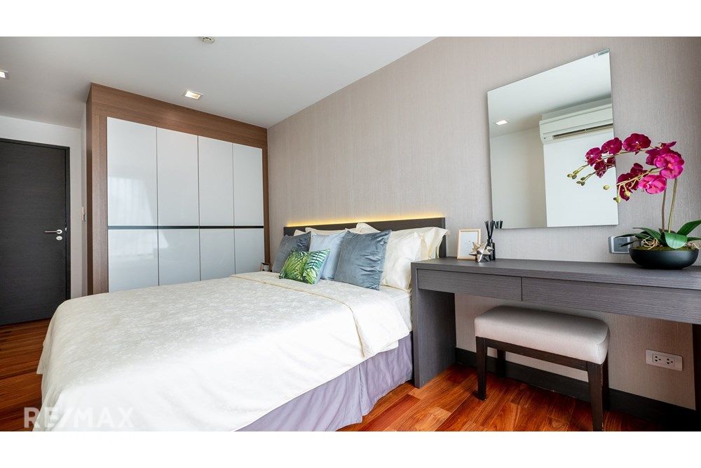Spacious 2BR Condo for Rent in Sukhumvit 19 - 128sqm, 450m to BTS Asoke, 78K 9