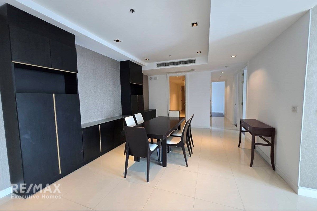 3-Zimmer-Eigentumswohnung zu vermieten in Athenee Residence | 178 m² | 38. Stock mit Himmelsblick | 4 Minuten Fußweg zum BTS Phloen Chit 3
