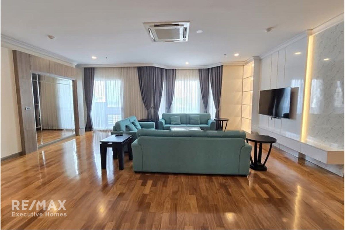 300K Rent | Spacious 600sqm Full-Floor Penthouse Condo Near Park | Pet-Friendly 3