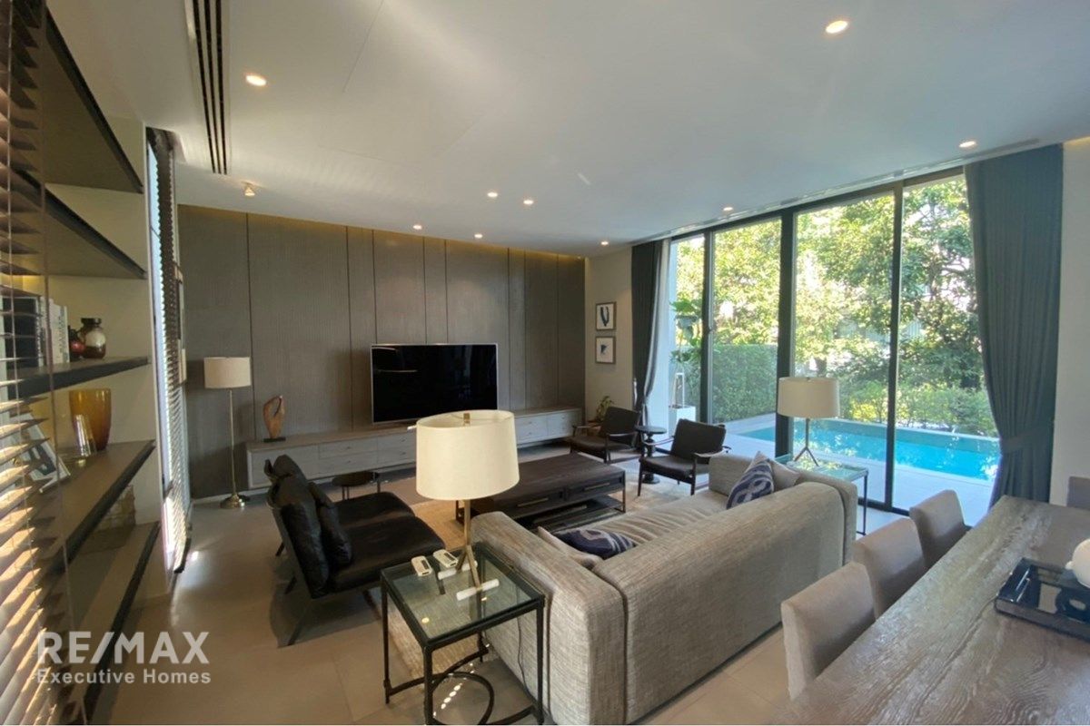 Modern Detached Estate for Rent in Ekkamai - 550sqm with Private Pool, Pets Allowed 2