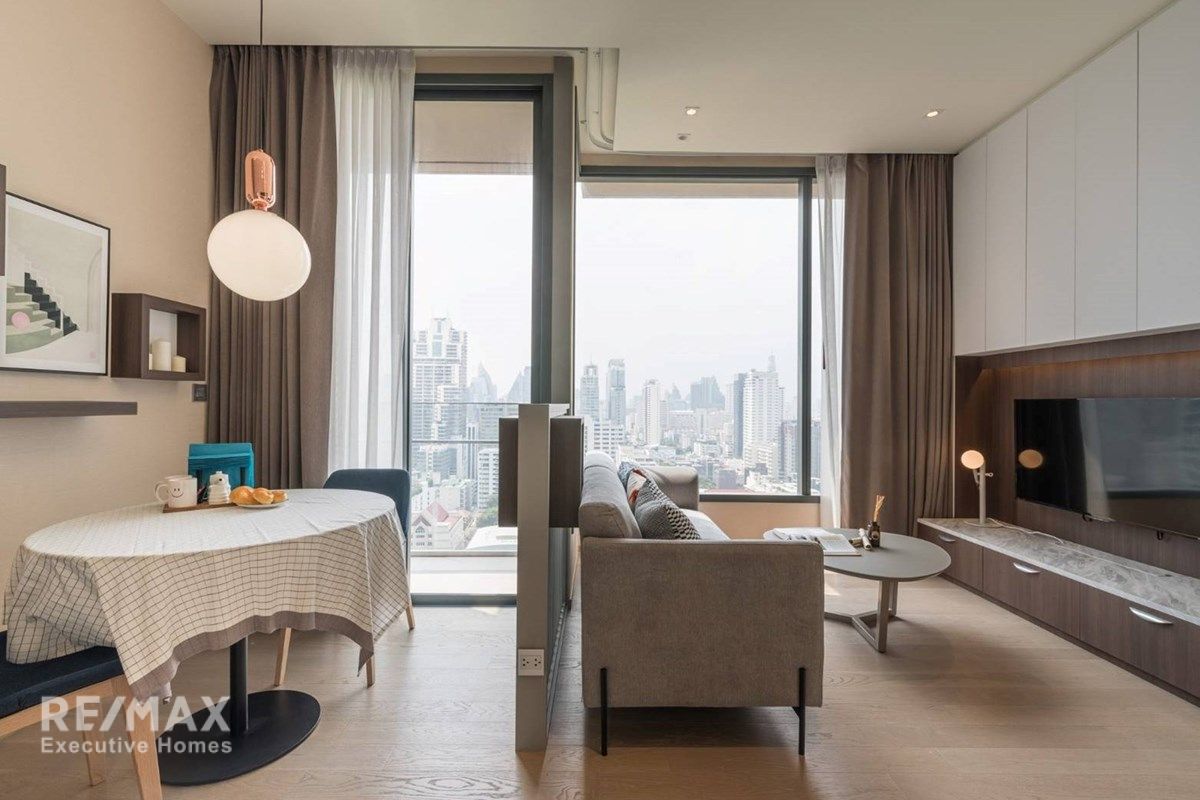 75K Rent | 75.5sqm 2BR Condo on 21st Floor with West View | THE ESSE Asoke, Wattana 3