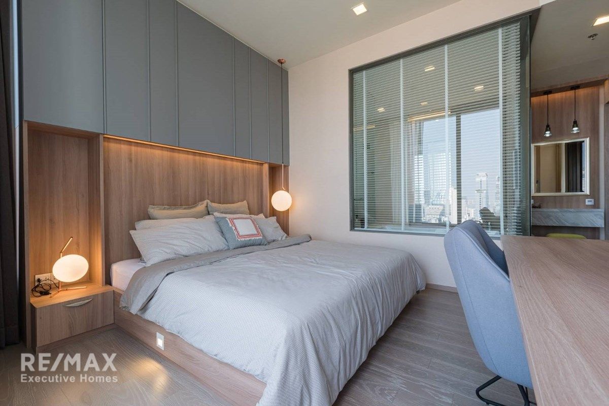 75K Rent | 75.5sqm 2BR Condo on 21st Floor with West View | THE ESSE Asoke, Wattana 4
