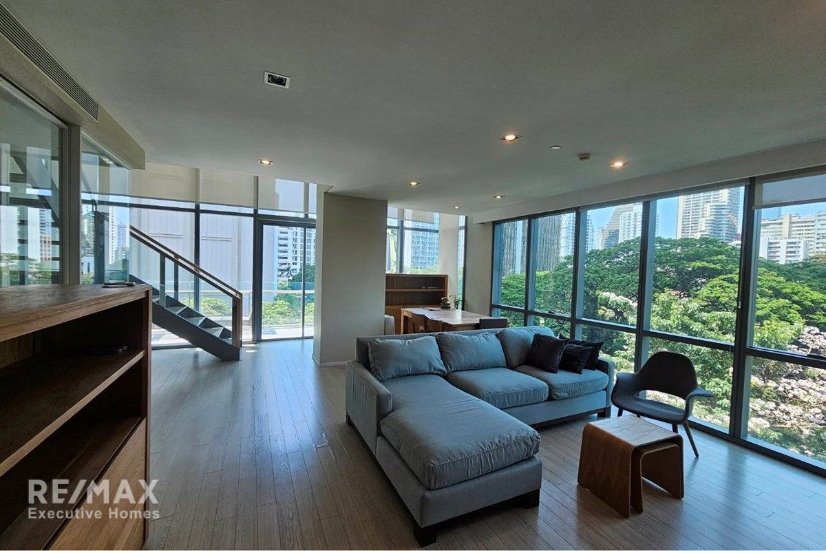 Luxurious 2BR 3BA Duplex for Rent at 75K | 125sqm Near BTS Asoke | Sukhumvit 21 1