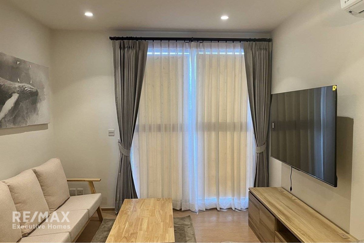 Rent 55K | Modern 2BR 2BA Condo at Maru Ekkamai 2, 24th Fl | 9 Mins Walk to BTS Ekkamai 2
