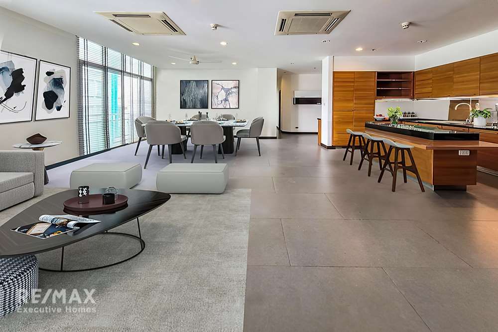 Moderne Eigentumswohnung mit 4 Schlafzimmern und 4 Bädern, Panoramablick, nahe BTS Nana – 29. Stock, 177m² 2