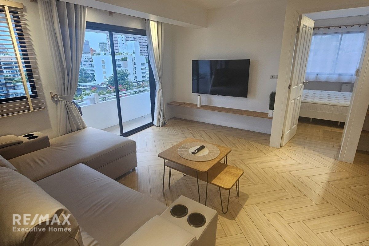 Renovierte 2-Schlafzimmer-Wohnung zu vermieten | 40.000 | 73m² | Katzenfreundlich | 7. Etage in Sukhumvit 39 | 16 Gehminuten zur BTS Phrom Phong. 2