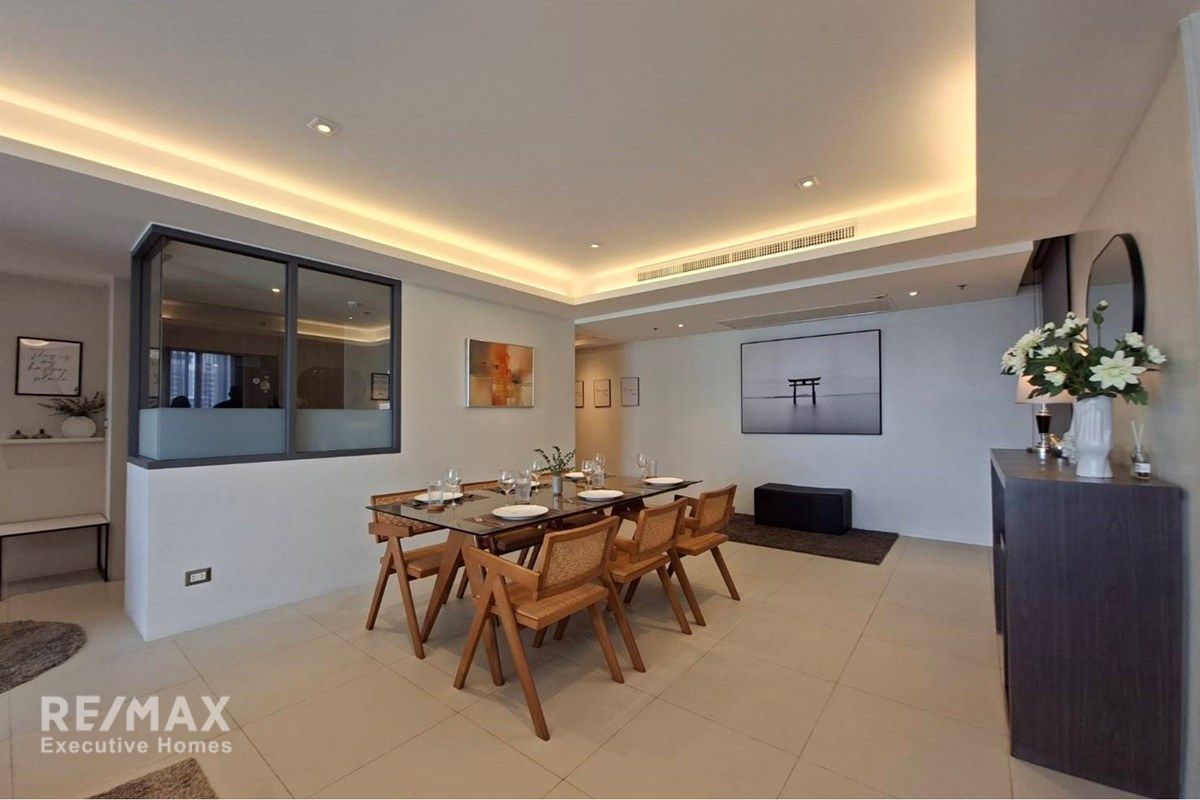 Spacious 3BR Condo for Rent at Circle 31 Sukhumvit - 21st Floor, 143sqm, 13 mins Walk to MRT 4