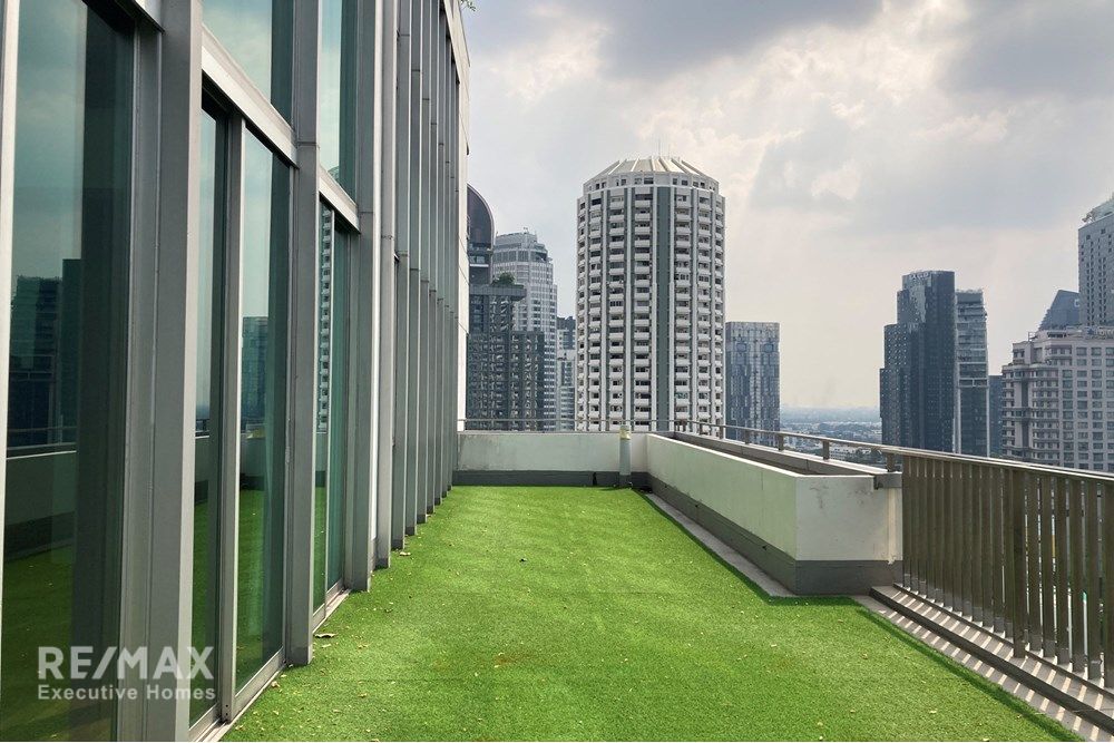 Rent 300K | Palatial 550sqm Duplex Sky Villa | Thonglor BTS | 4+1 BR 24