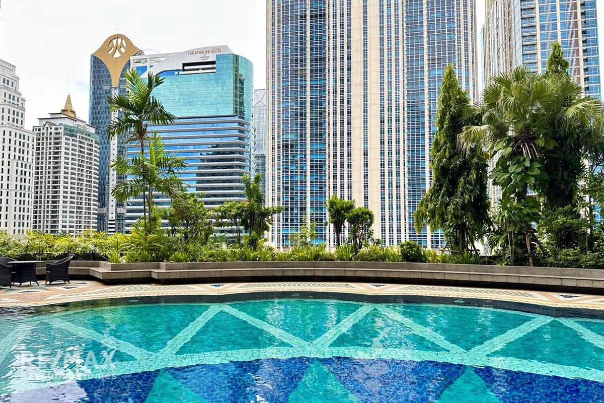 Affordable 3-Bedroom Condo on Wireless Rd, 7 Min Walk to BTS Phloen Chit 14