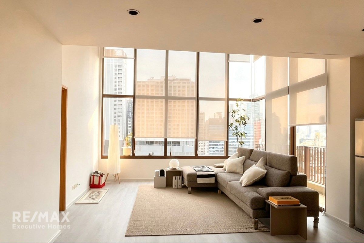 Rare Duplex in Emporio Place Sukhumvit 24 with Skyline Views, 14 Mins Walk to BTS Phrom Phong 4