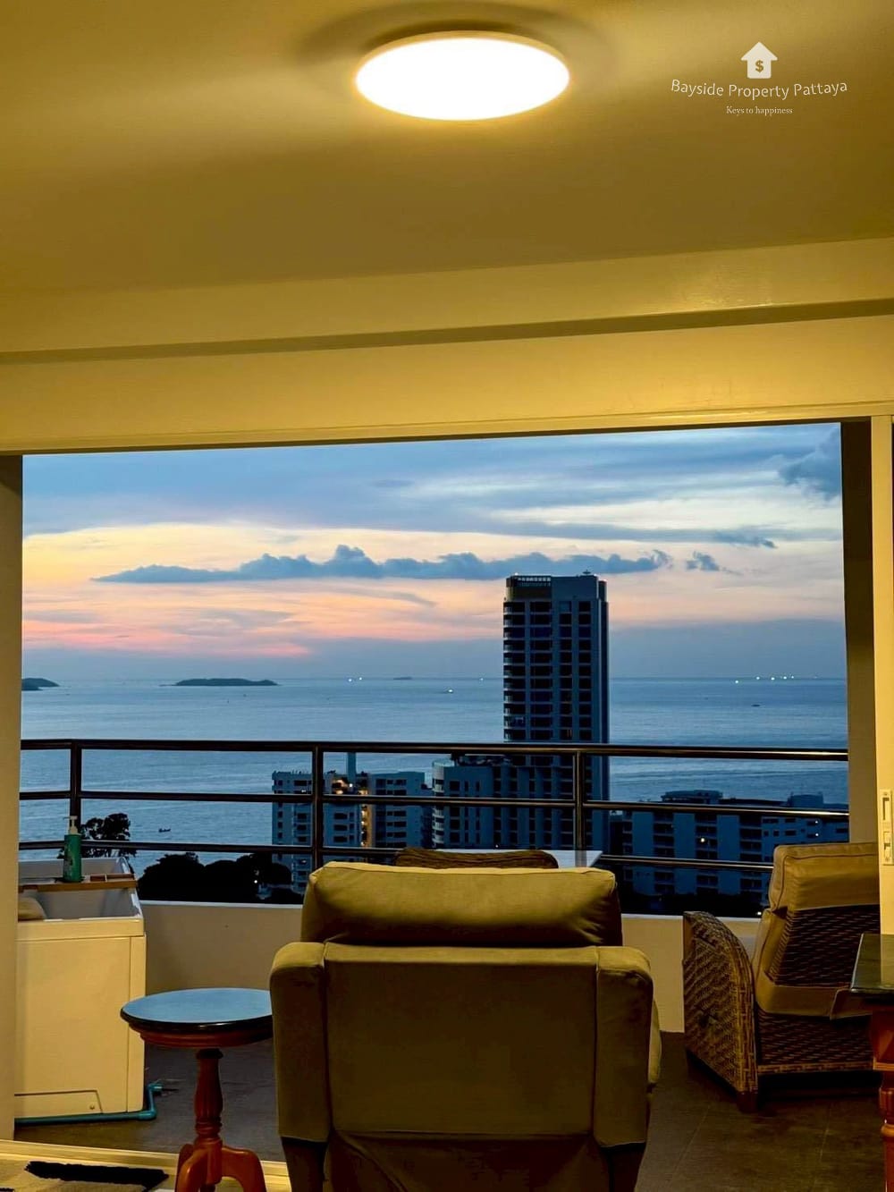 Meerblick-Wohnung mit 1 Schlafzimmer zum Verkauf in View Talay 3, Pratumnak, Pattaya 11