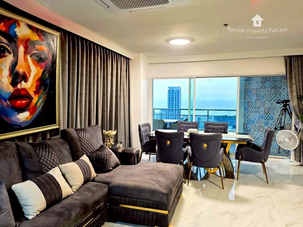 Meerblick-Wohnung mit 1 Schlafzimmer zum Verkauf in View Talay 3, Pratumnak, Pattaya 17