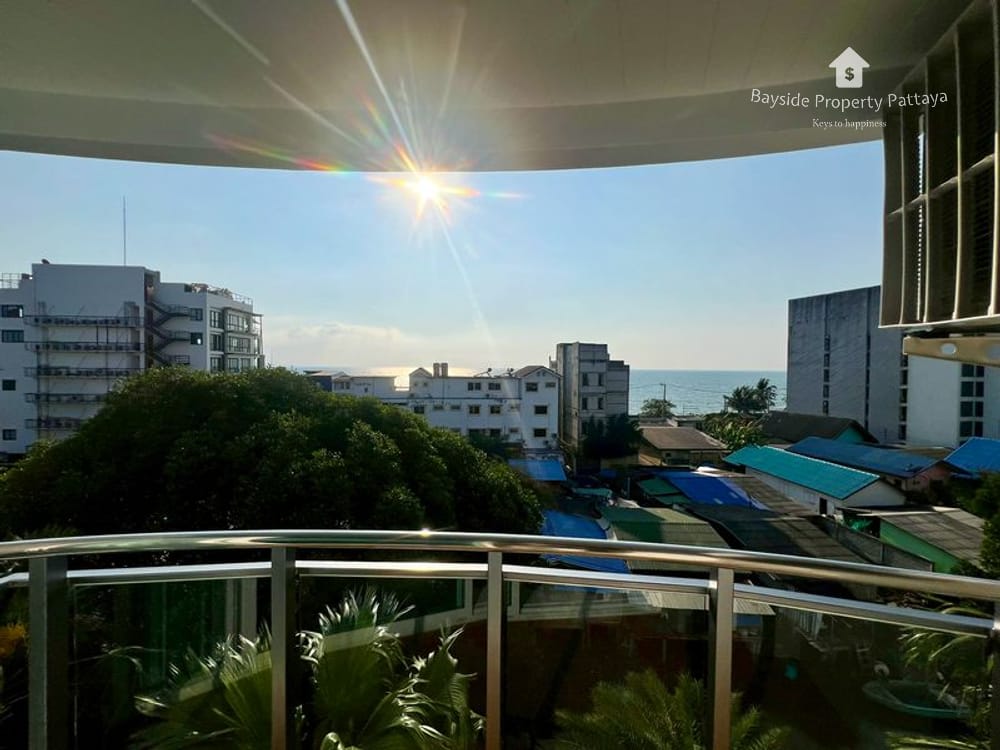 Whale Marina: Strandnahe 2-Zimmer-Eigentumswohnung in Jomtien, Pattaya zum Verkauf 12