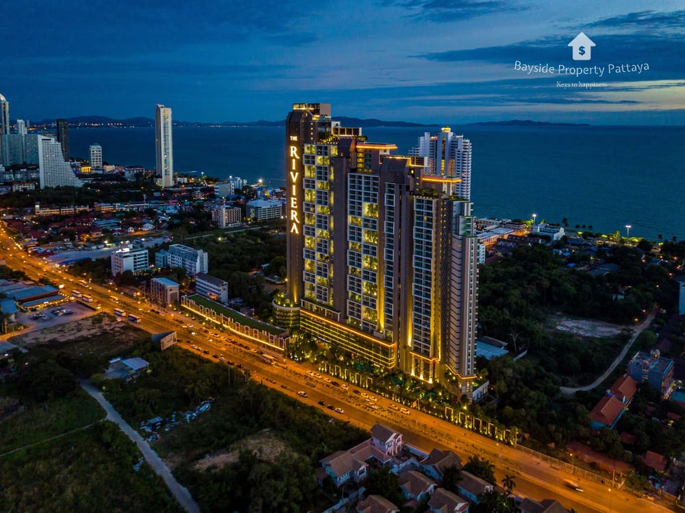1-Bedroom Condo for Rent in The Riviera Jomtien with City View and Air Conditioning 11