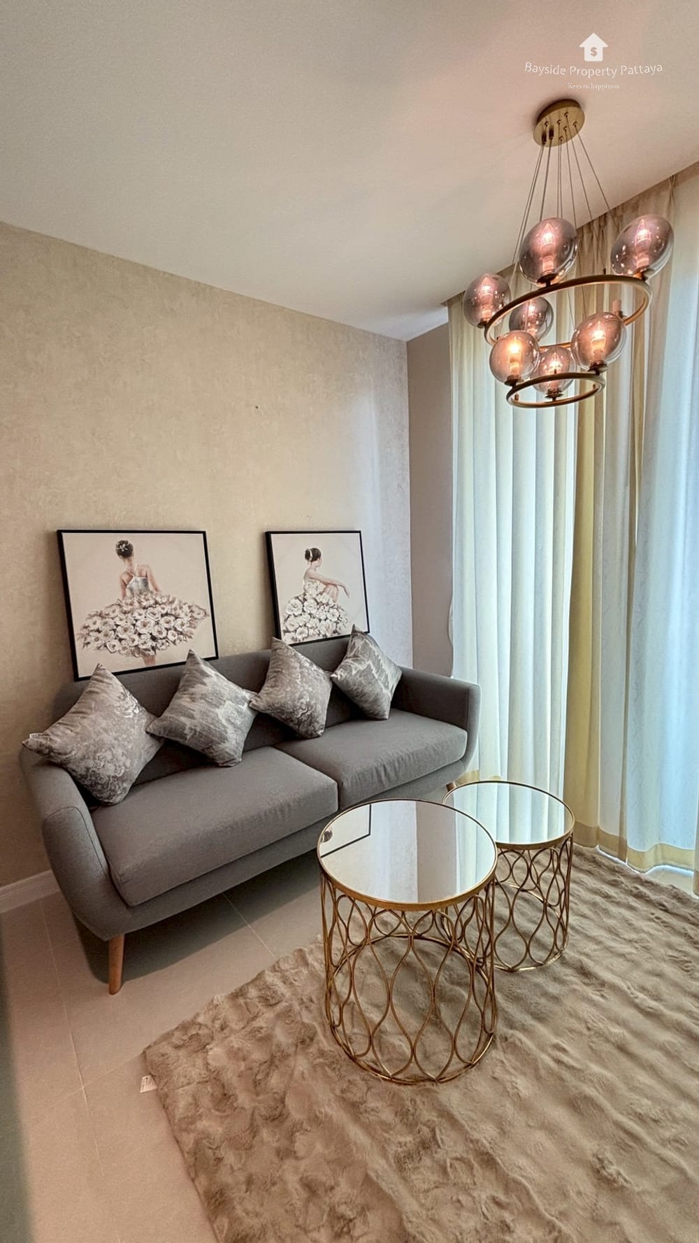 1-Bedroom Condo for Rent in The Riviera Jomtien with City View and Air Conditioning 3