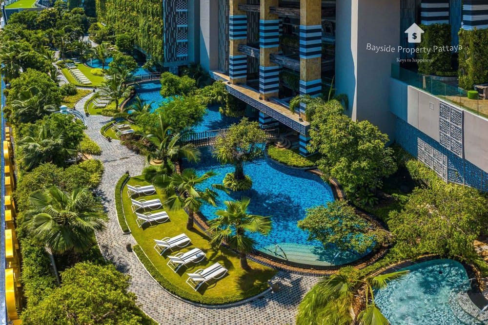 1-Bedroom Condo for Rent in The Riviera Jomtien with City View and Air Conditioning 10