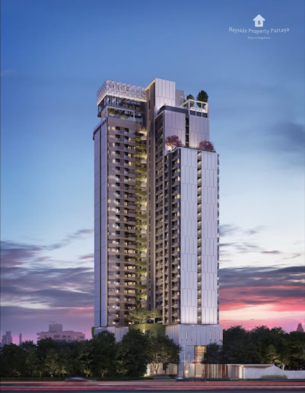 Luxury 1-Bedroom Condo with Sea View at ONCE PATTAYA 1