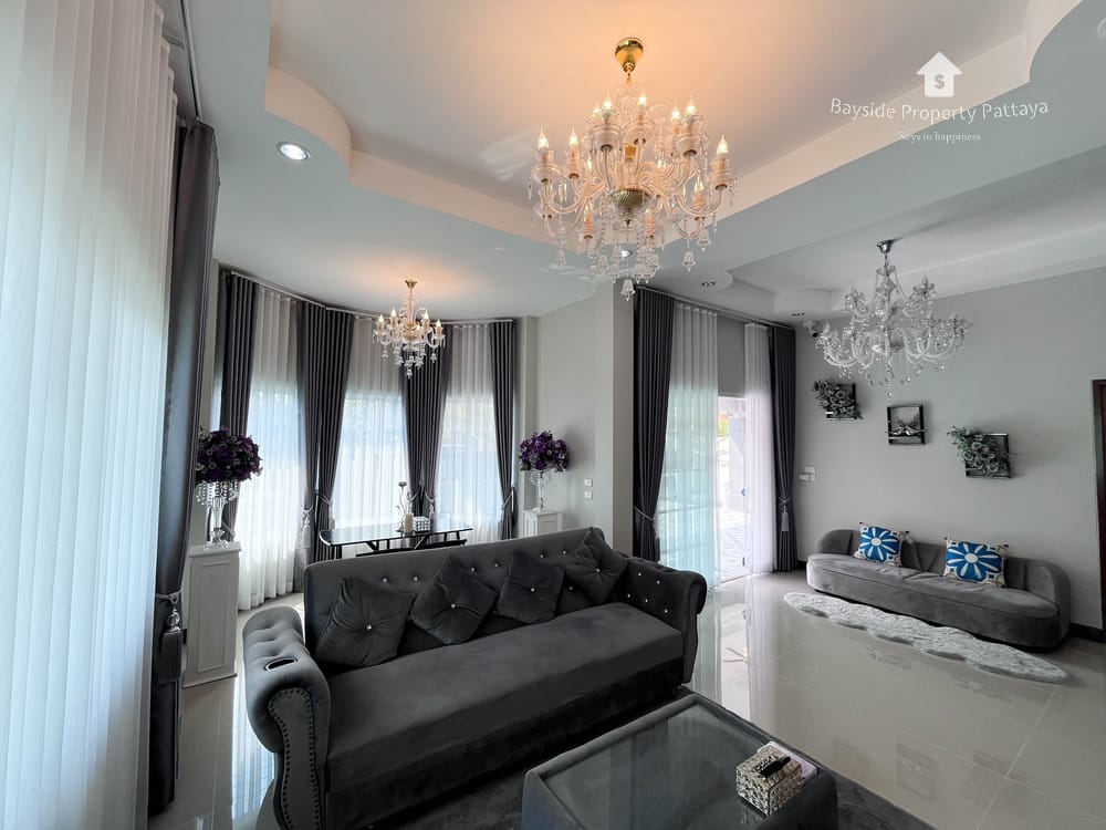 3-Bedroom Detached House for Sale in Pornthep Garden Ville 6, Nong Pla Lai, Pattaya with City View 8