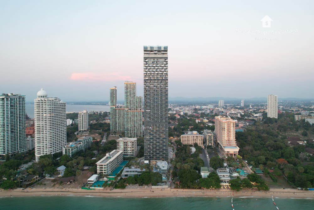 Arom Wongamat, Pattaya: Exklusive 1-Zimmer-Strandwohnung zur Miete – 24/7 Sicherheit 1