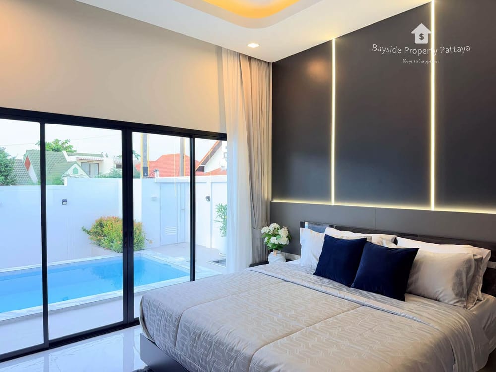 Großzügige Poolvilla mit 3 Schlafzimmern in Ost-Pattaya zu verkaufen – Stadtblick und Klimaanlage 20