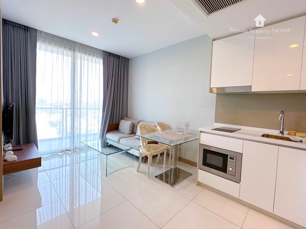 The Riviera Wong Amat Beach: Meerblick 1-Zimmer-Wohnung zur Miete mit Fitnessraum 3