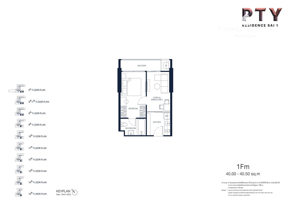 Beachfront 1-Bedroom Condo for Sale in Pattaya City with Air Conditioning 7