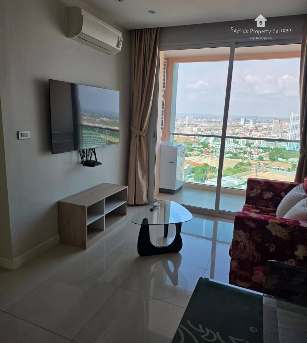 Wohnung zu vermieten im Grande Caribbean, Jomtien: 1 Schlafzimmer mit Meerblick 2