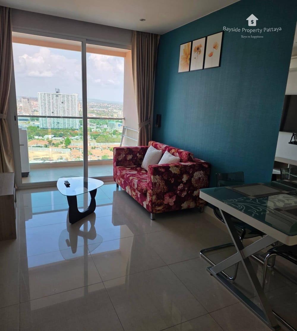 Wohnung zu vermieten im Grande Caribbean, Jomtien: 1 Schlafzimmer mit Meerblick 3