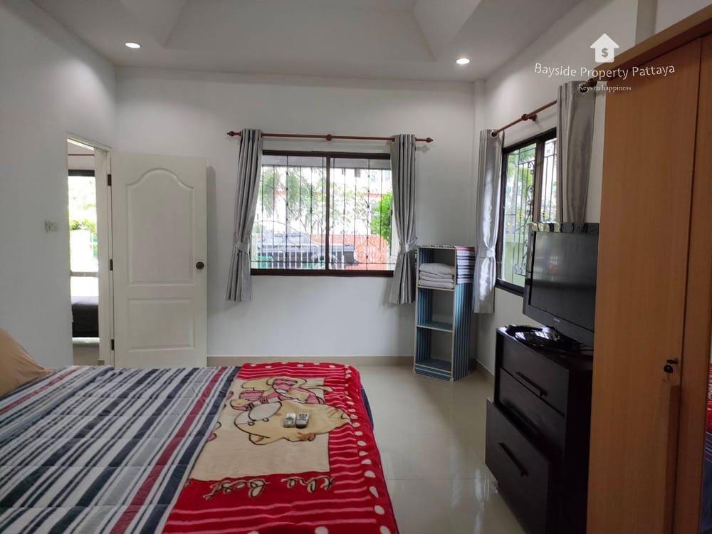 Haus zur Miete in Eakmongkol Village 8, Pattaya City – 3 Zimmer, Klimaanlage und Stadtblick 13