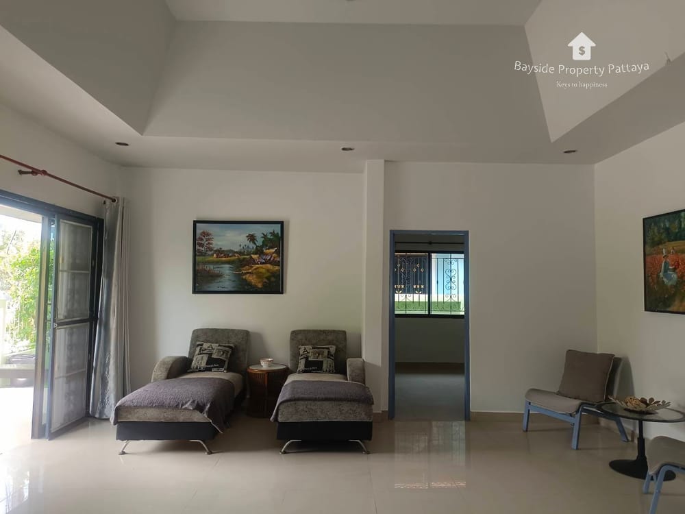 Haus zur Miete in Eakmongkol Village 8, Pattaya City – 3 Zimmer, Klimaanlage und Stadtblick 9