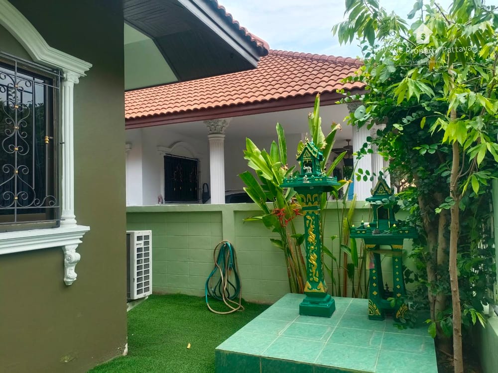 Haus zur Miete in Eakmongkol Village 8, Pattaya City – 3 Zimmer, Klimaanlage und Stadtblick 5
