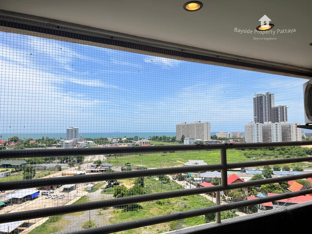 芭提雅中天海滩Angket Condominium海景公寓53平米开间户型1卫出售或出租 9