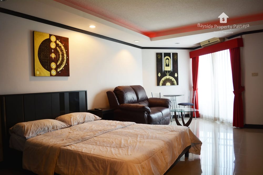 Pet-Friendly Studio for Sale and Rent in Angket Condominium, Jomtien - Pattaya with Air Conditioning 2