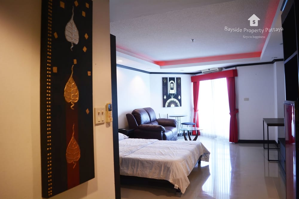 Pet-Friendly Studio for Sale and Rent in Angket Condominium, Jomtien - Pattaya with Air Conditioning 6