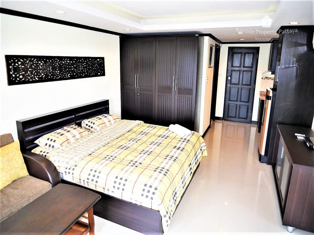 Modern Studio for Sale in Angket Condominium, Jomtien, Pattaya with Air Conditioning 4
