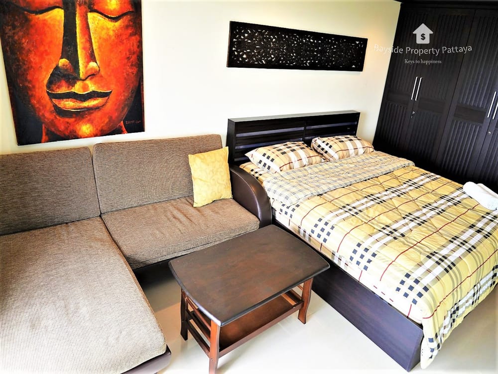 Modern Studio for Sale in Angket Condominium, Jomtien, Pattaya with Air Conditioning 5