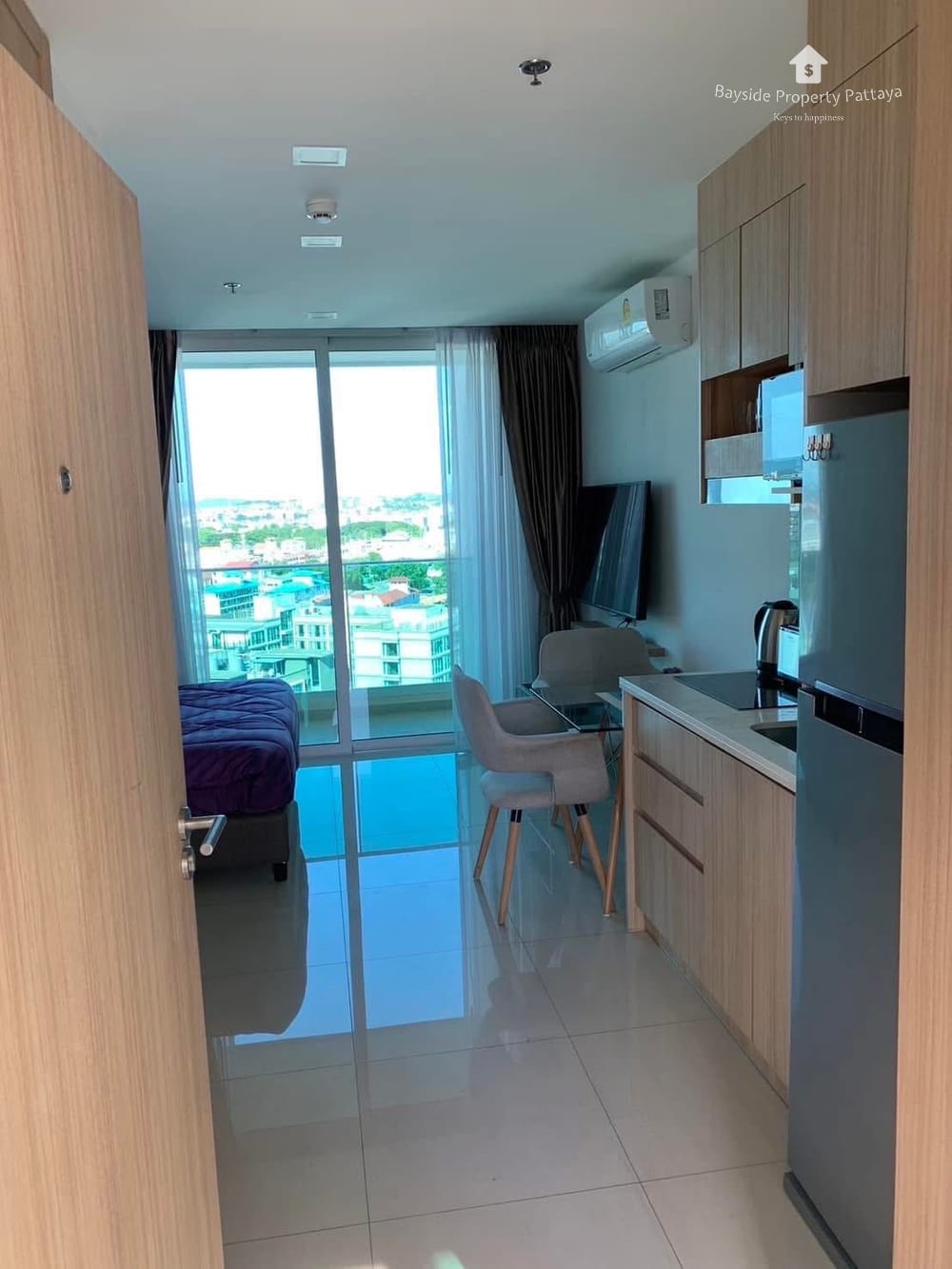 1-Zimmer-Studio im City Garden Tower in Pattaya zu vermieten – mit 24/7 Sicherheit 4