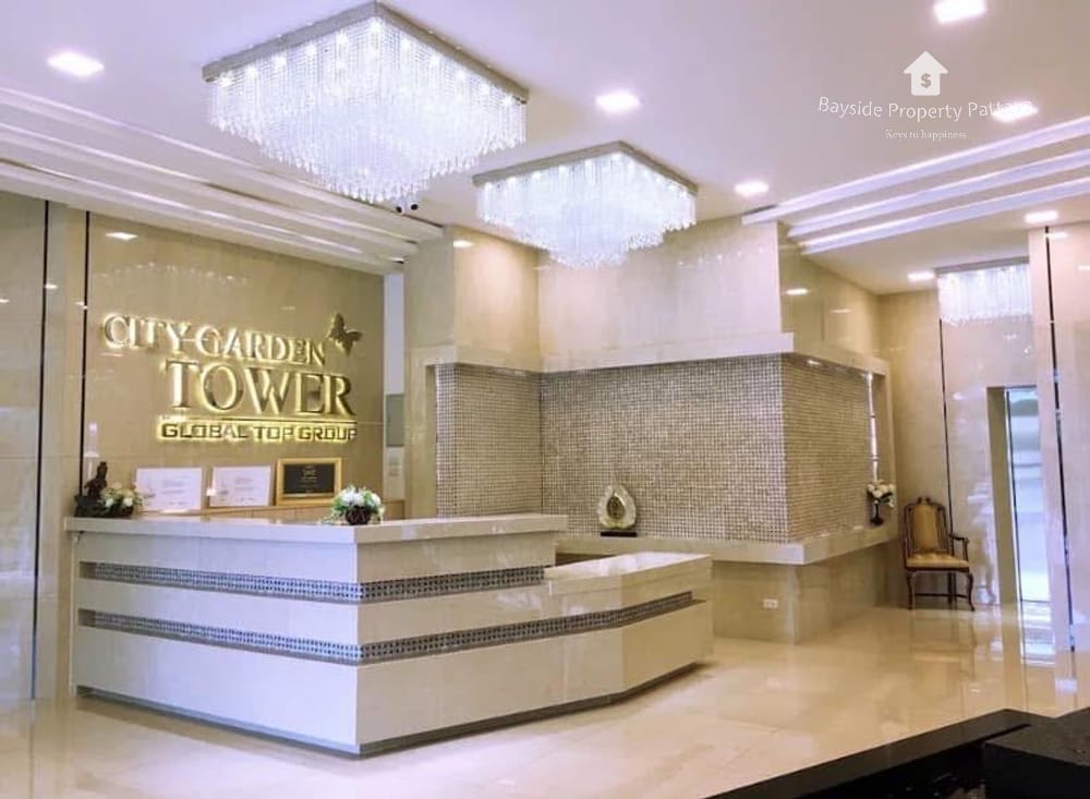1-Zimmer-Studio im City Garden Tower in Pattaya zu vermieten – mit 24/7 Sicherheit 12