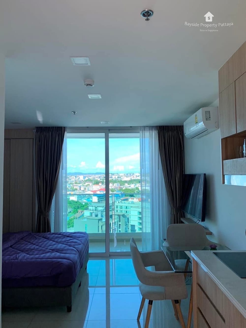 1-Zimmer-Studio im City Garden Tower in Pattaya zu vermieten – mit 24/7 Sicherheit 3