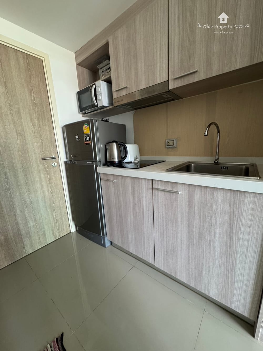 Modernes Studio zur Miete in Bang Saray, Pattaya mit Stadtblick und Klimaanlage 5