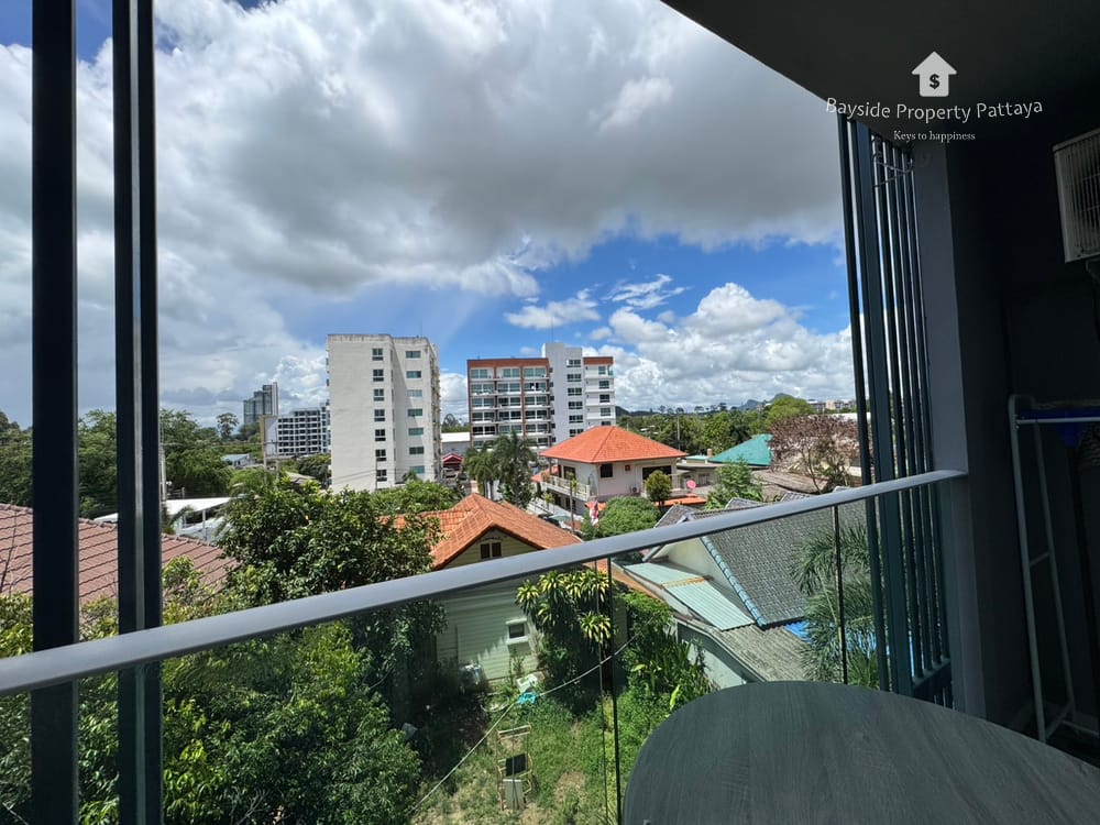 Modernes Studio zur Miete in Bang Saray, Pattaya mit Stadtblick und Klimaanlage 8