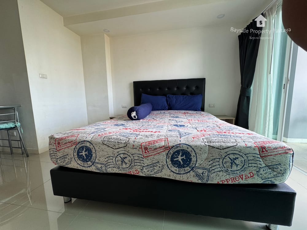Modernes Studio zur Miete in Bang Saray, Pattaya mit Stadtblick und Klimaanlage 4
