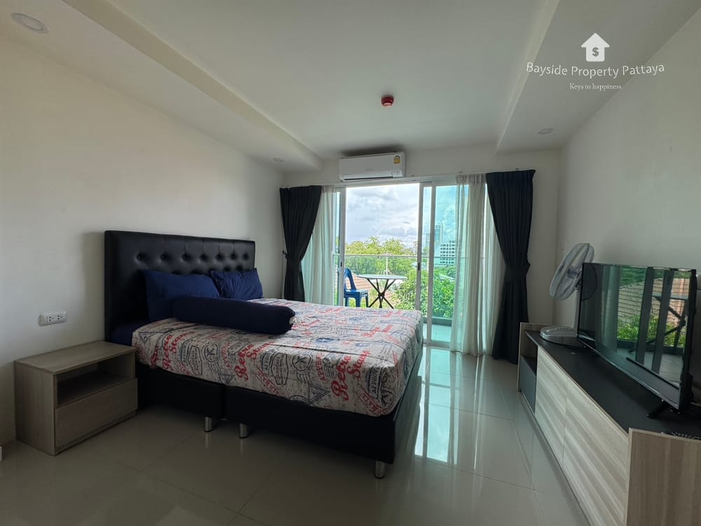 Modernes Studio zur Miete in Bang Saray, Pattaya mit Stadtblick und Klimaanlage 11