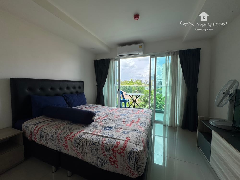 Modernes Studio zur Miete in Bang Saray, Pattaya mit Stadtblick und Klimaanlage 2